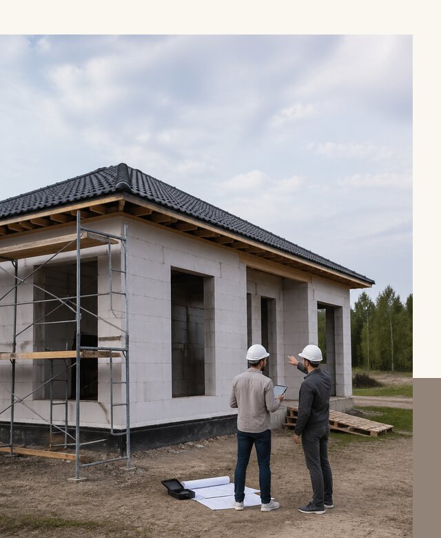 Проектирование одноэтажных домов из газобетона в Климовске