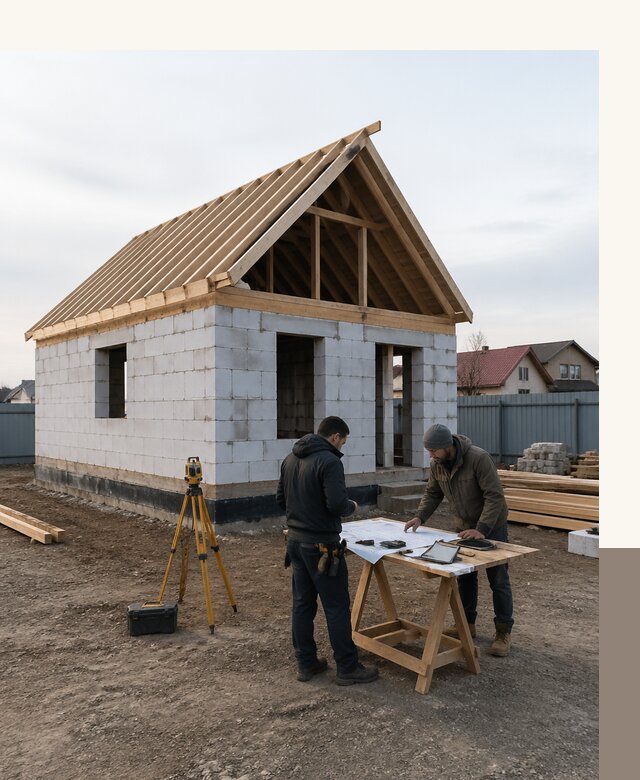 Проекты и строительство домов 5 на 8 под ключ в Климовске